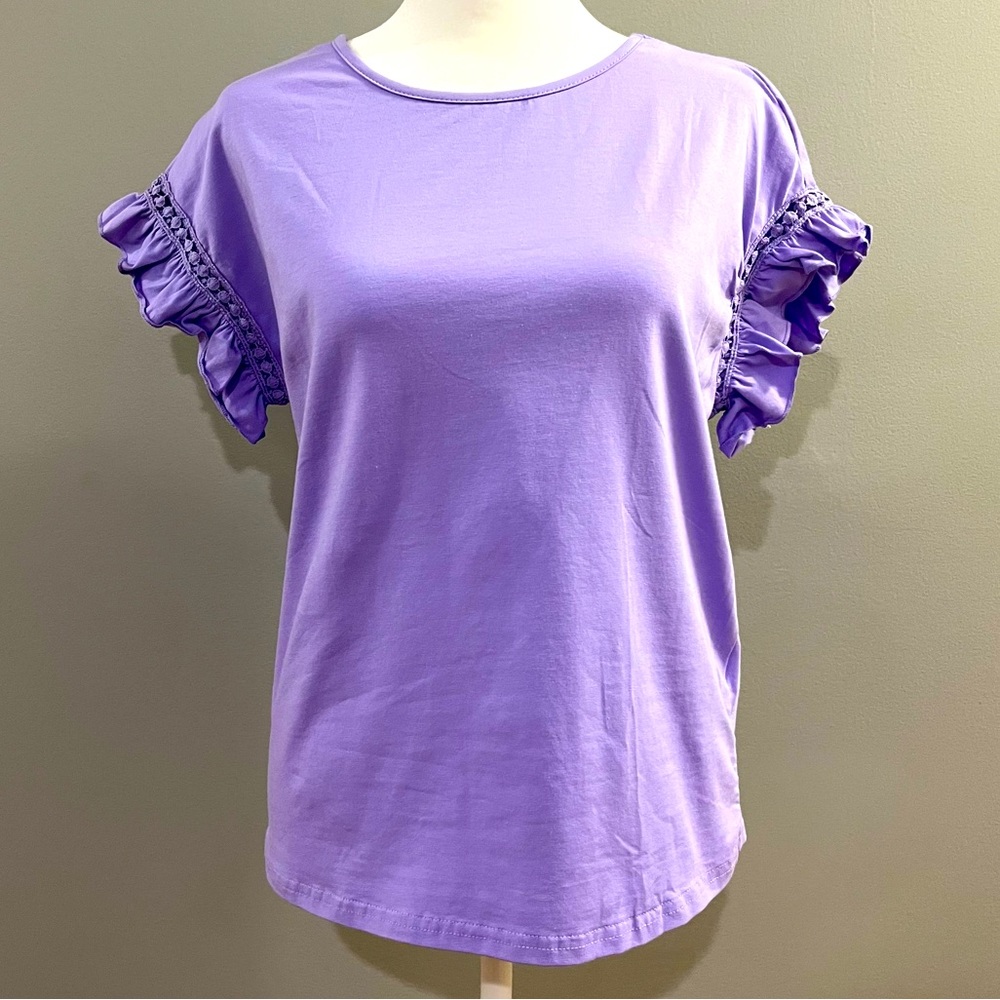 SHEIN | Ruffle Sleeve Top